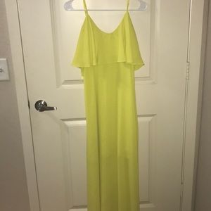Yellow Floor-Length Dress